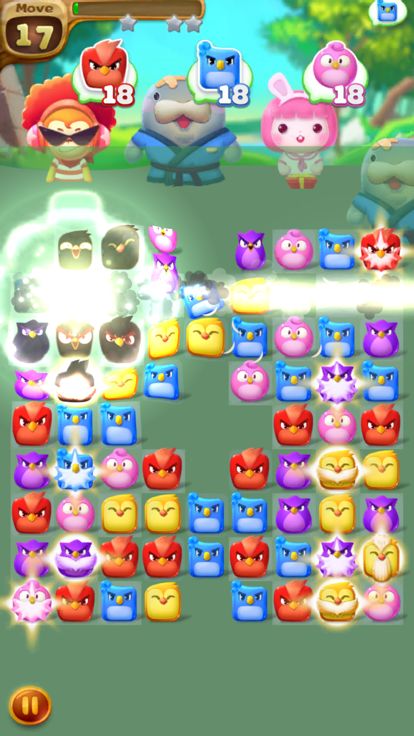 小鸟消消乐 : 鸟类多种任务三消游戏游戏截图
