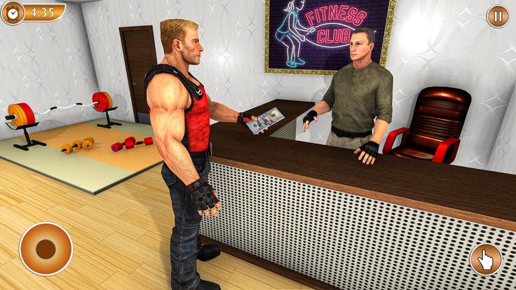 空闲健身健身房生活游戏3D游戏截图