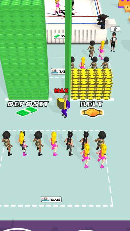 USA Wrestling Idle游戏截图