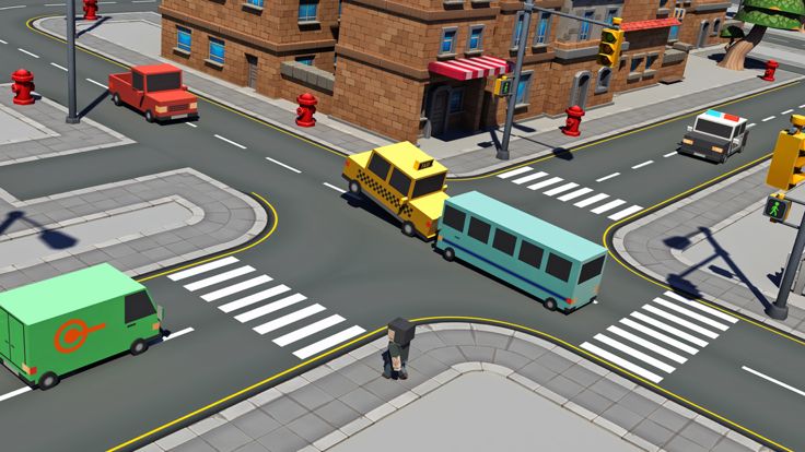 Four Cross traffic racer simulator游戏截图