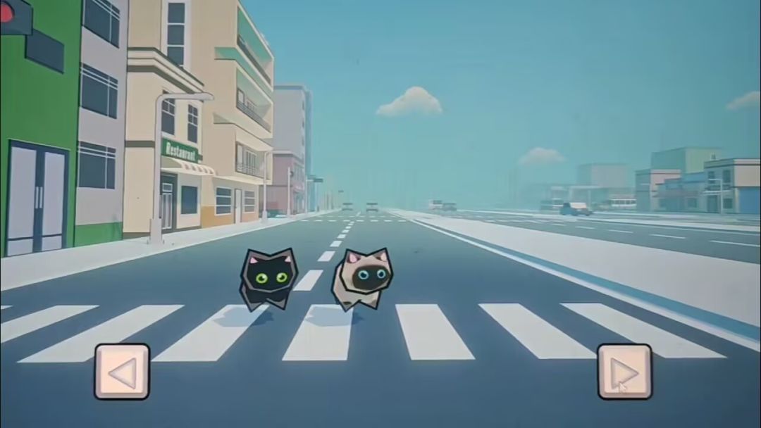 小猫过马路游戏截图