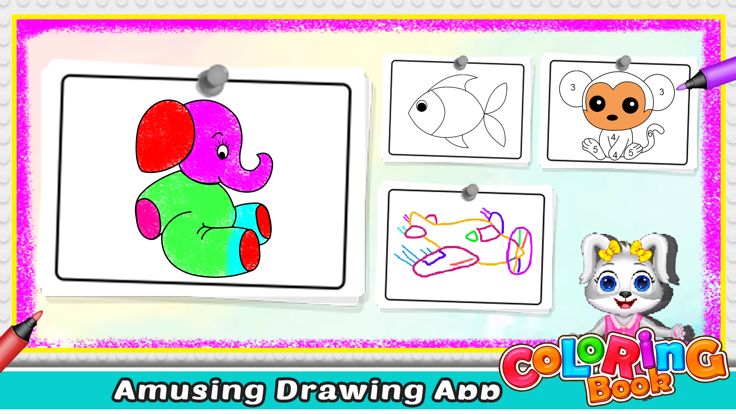 Drawing & Colouring Games游戏截图