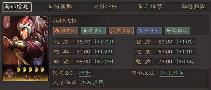 三国志战略版：Daniel_S2太史慈，及吴国阵容推荐截图