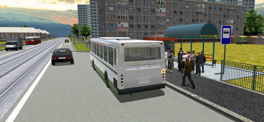 Bus Simulator 3D Big City游戏截图