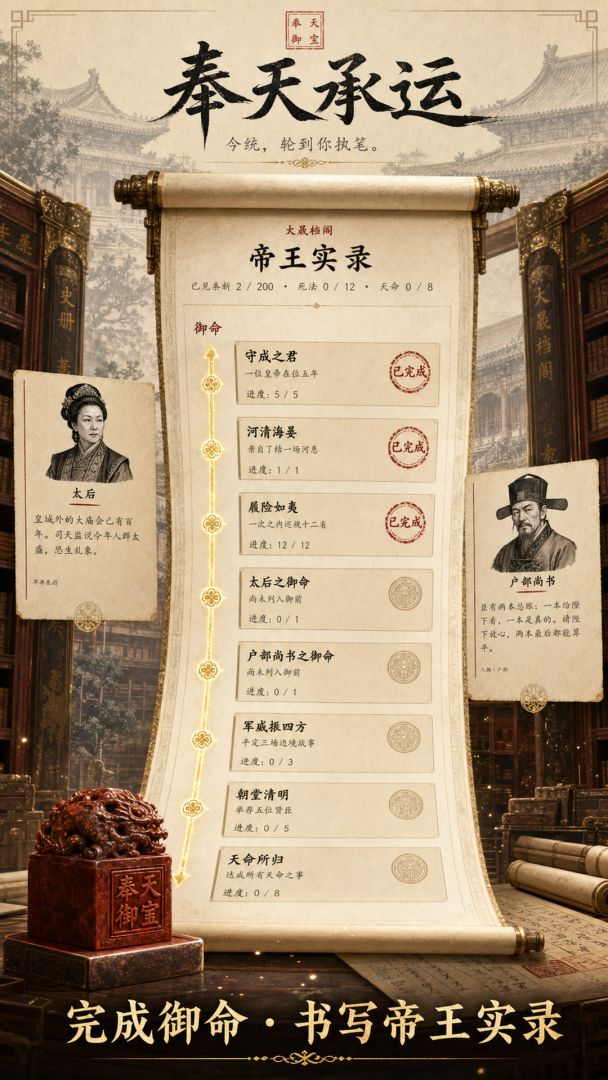 陛下待办:王朝兴亡模拟器游戏截图