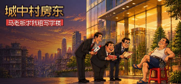 城中村房东：马老板求我租写字楼 封面