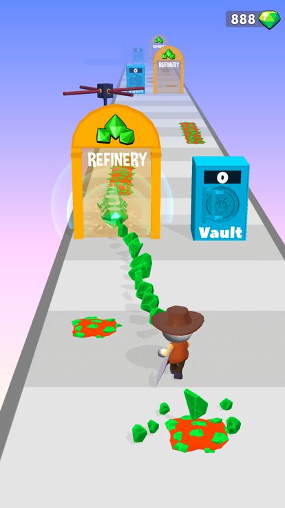Gem Rush 3D游戏截图