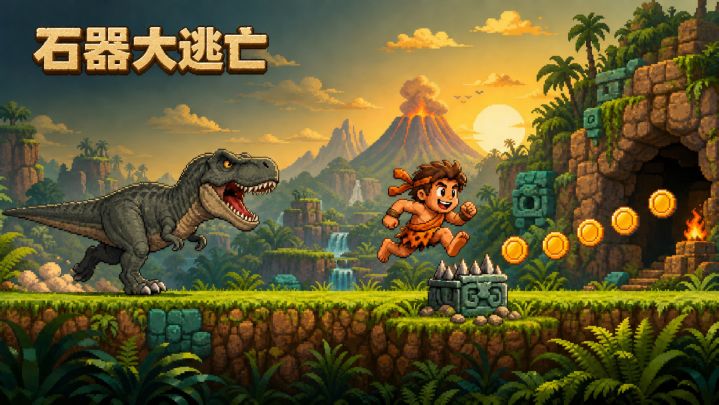 石器大逃亡 封面