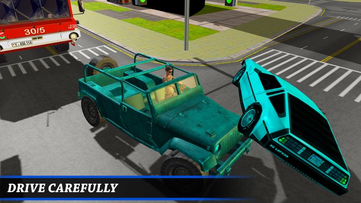 4x4吉普停车挑战 - 普拉多汽车冒险游戏截图