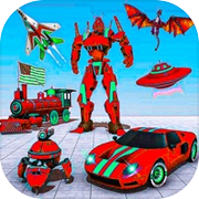 Dolphin Robot Transform War 3Dicon