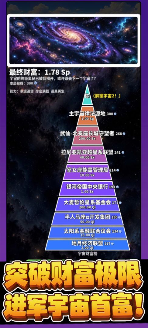 摇转盘直到成为世界首富游戏截图
