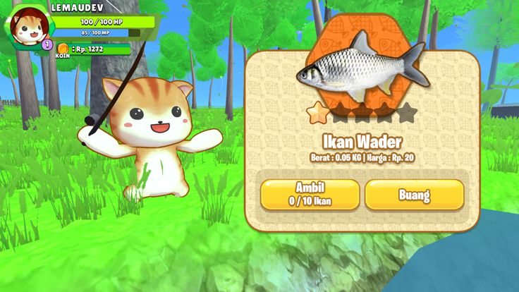 Simulator Kucing Mancing 3D游戏截图