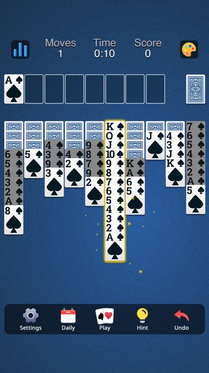 Spider Solitaire: Classic Card游戏截图