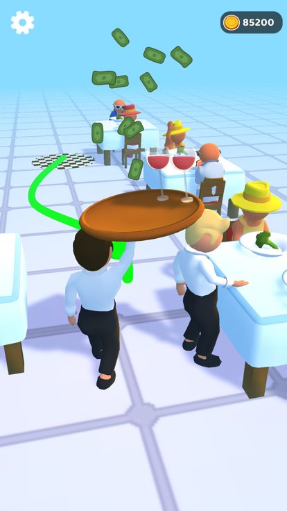 Waiter Run 3D!游戏截图