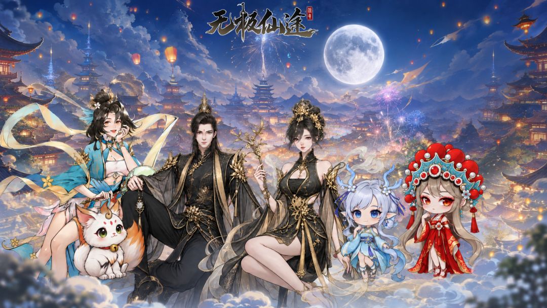 【皓月长歌・仙途共醉】