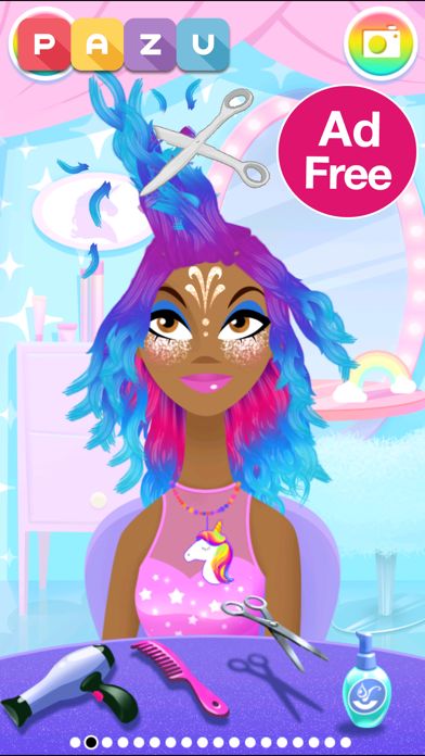 Girls Hair Salon Unicorn游戏截图