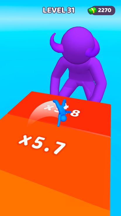 千层小子3D:快跑与收集游戏截图