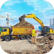 重型起重机挖掘机游戏icon