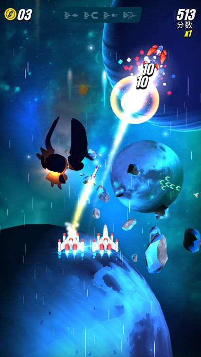 外星小蜜蜂 - 星河战争 (3D)游戏截图