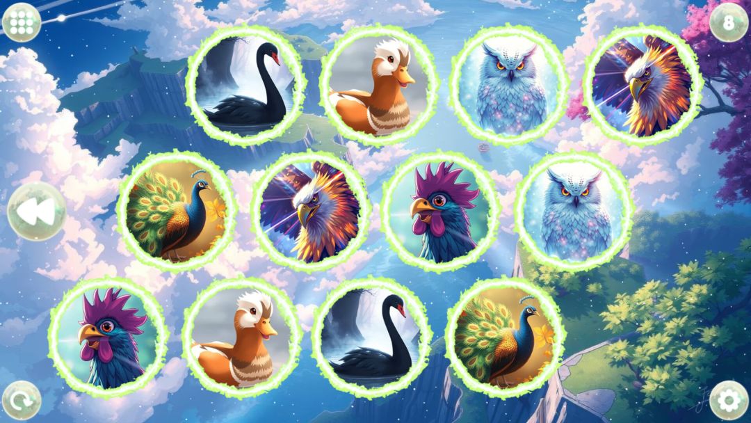 Anime Dream Match: Birds游戏截图