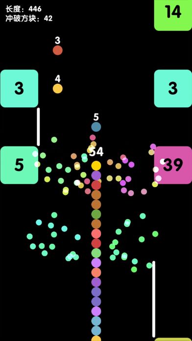 贪吃蛇打方块游戏截图