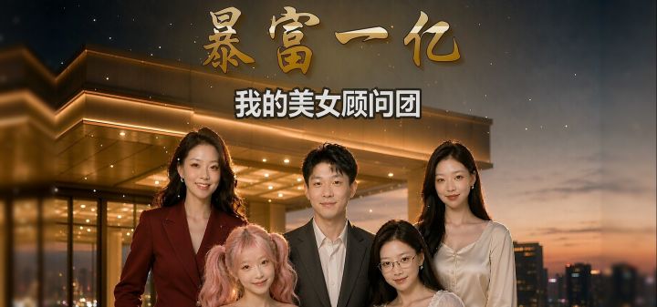 暴富一亿，我的美女顾问团 封面