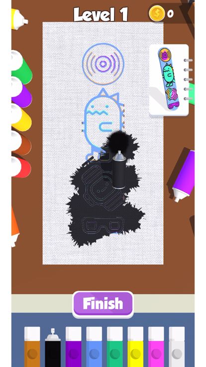 Snowboard Art游戏截图