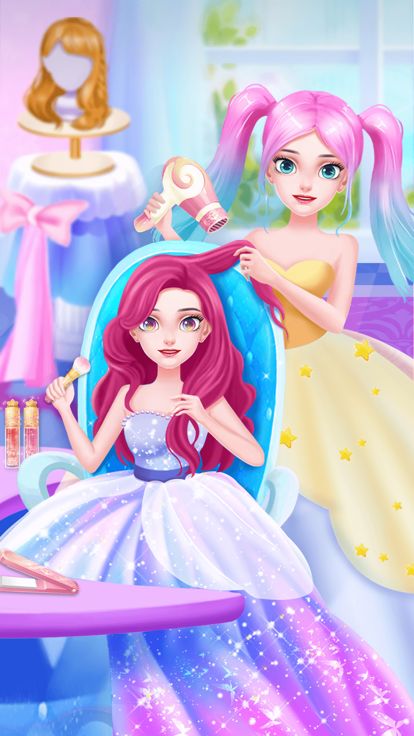 冰雪公主皇家婚礼-美发美甲时尚换装化妆少女小游戏游戏截图