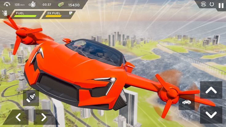 Flying Car Sim: Car Games 2022游戏截图