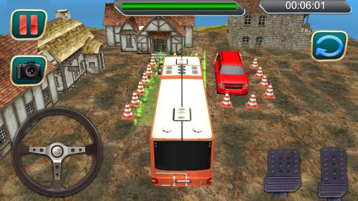 Bus Driver Parking Simulator 3d games.游戏截图