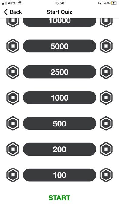 ROBUX - Quiz For Roblox游戏截图