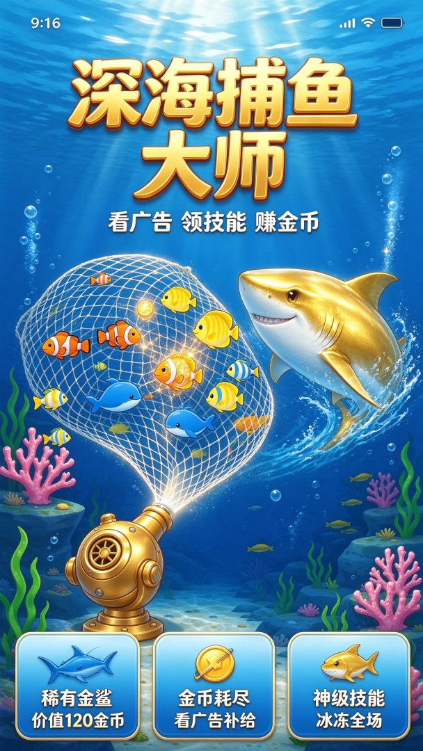 深海捕鱼大师游戏截图