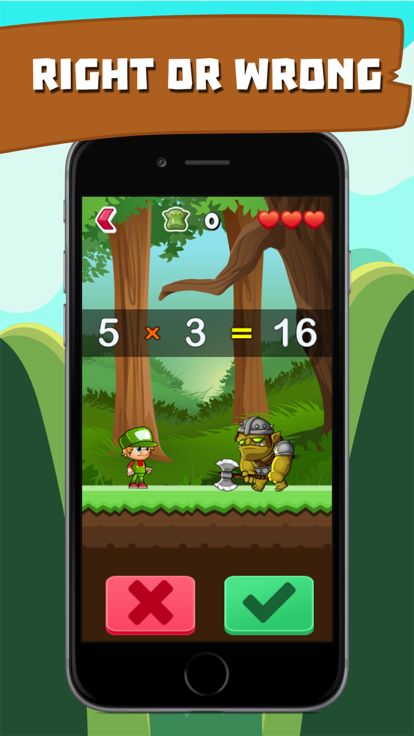 Math Game - Hero vs Monster游戏截图