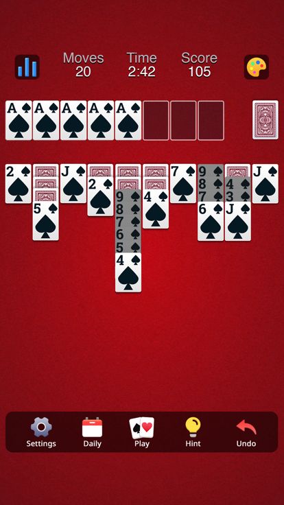 Spider Solitaire: Classic Card游戏截图