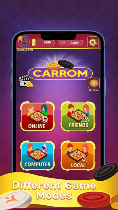 Carrom Superstar Board Game游戏截图