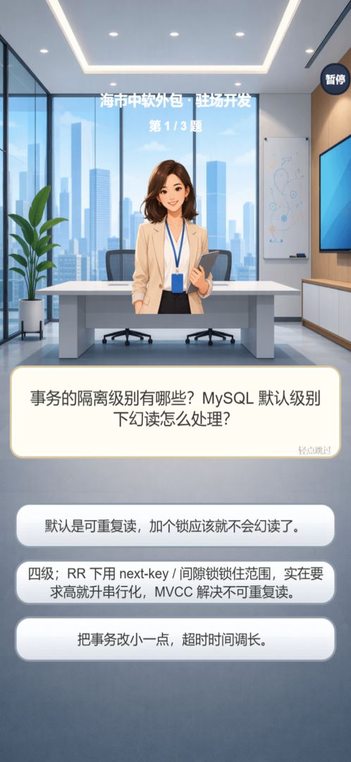 找工作模拟器游戏截图