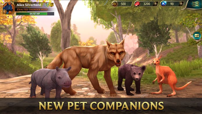 Wolf Tales - Online RPG Sim 3D游戏截图