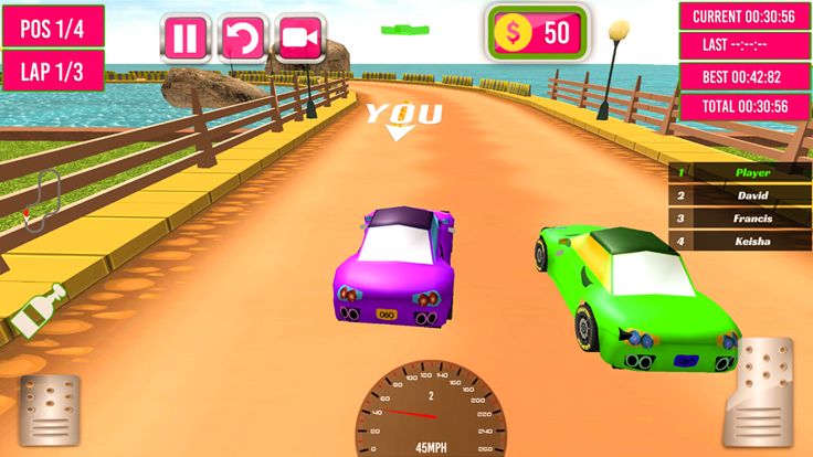 Kids Rally Cars 3D游戏截图