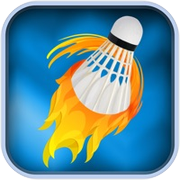 3D羽毛球比赛扣球冠军。最好的羽毛球比赛。icon