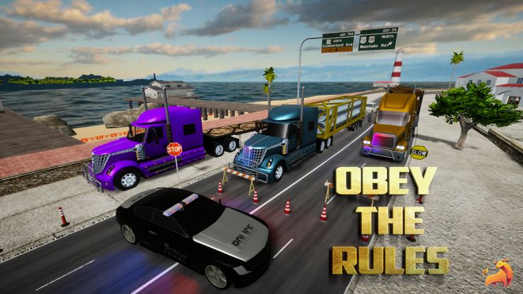 Highway Truck Simulator Game游戏截图