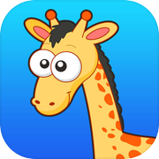 儿童多彩的动物拼图游戏的小孩男孩和女孩年龄3 + HDicon