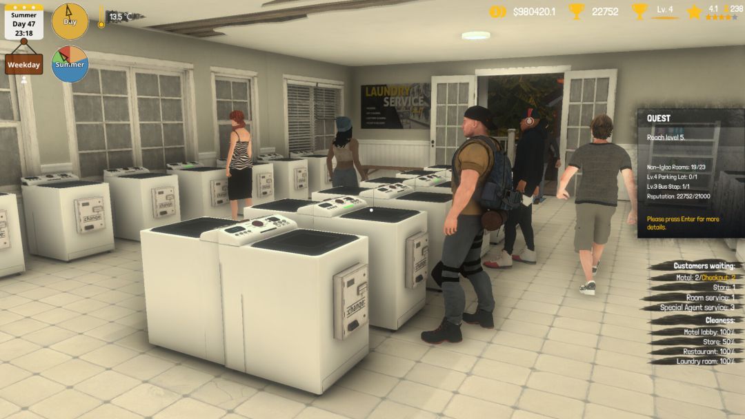 北极汽车旅馆模拟器游戏截图