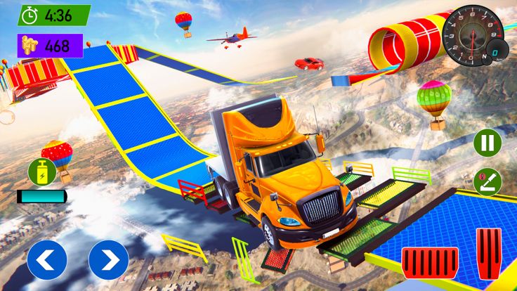 Superhero Stunts Car Games游戏截图