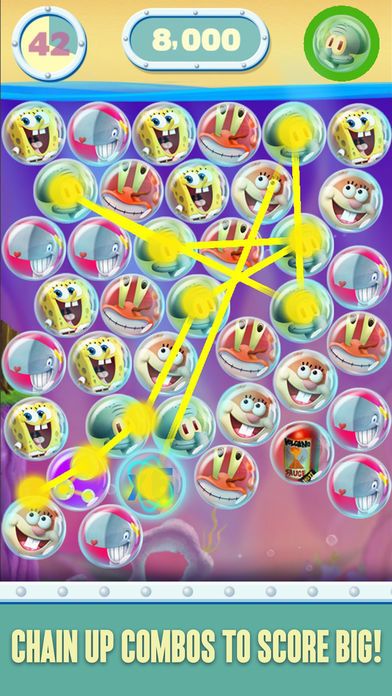 SpongeBob Bubble Party游戏截图