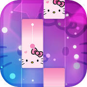 Magic Cat Piano Tiles - Crazy Tiles Pink Girly
