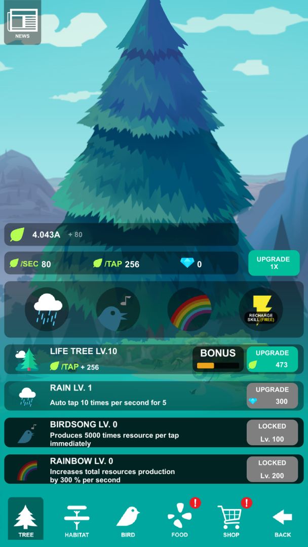 Birdstopia - Idle Bird Clicker Oasis游戏截图