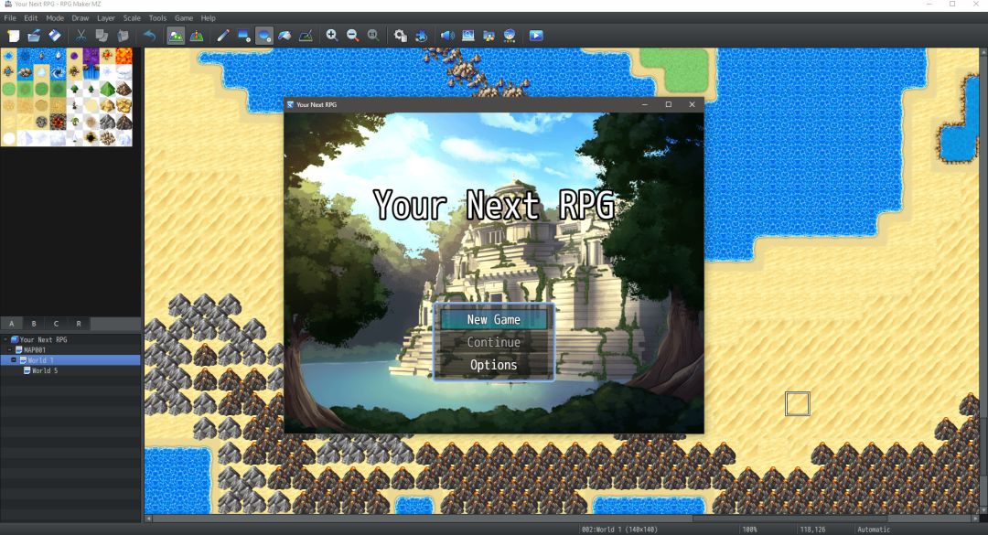 RPG Maker MZ游戏截图