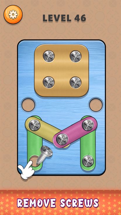 坚果和螺栓3D难题游戏截图