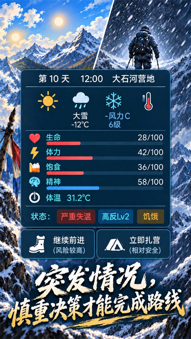 荒野徒步模拟器游戏截图