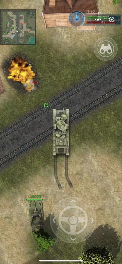 俯视坦克游戏截图